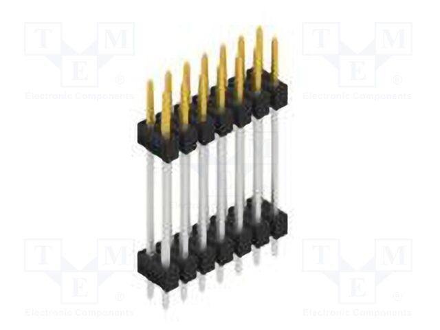 Connector: pin strips; pin header; male; PIN: 14; 2.54mm; THT; 2x7