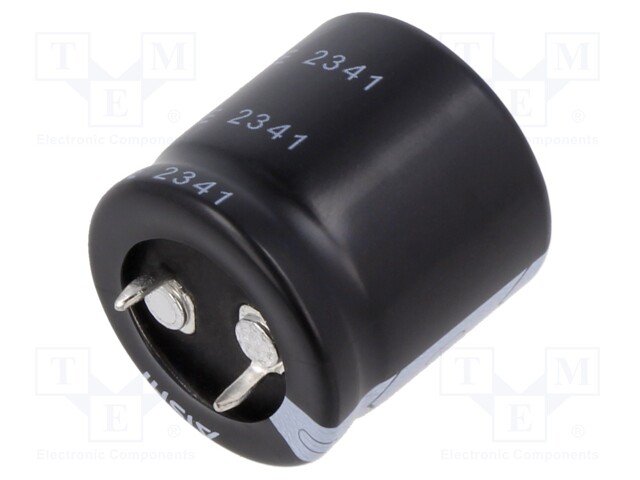 Capacitor: electrolytic; SNAP-IN; 180uF; 400VDC; Ø25x30mm; ±20%