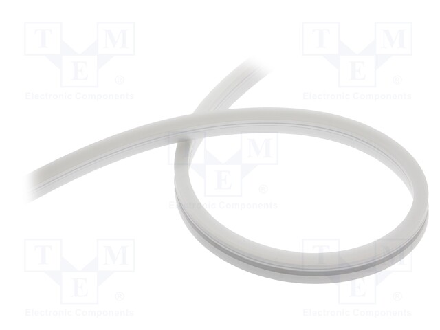 NEON LED tape; white neutral; 24V; LED/m: 120; 10mm; IP65; 9.6W/m
