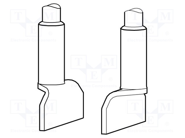 Tip; shovel; 22mm; for JBC-HT-A hot tweezers