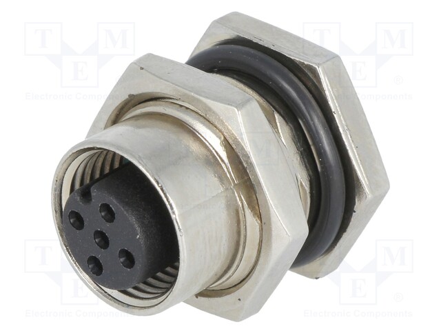 Socket; M12; PIN: 5; female; A code-DeviceNet / CANopen; soldering