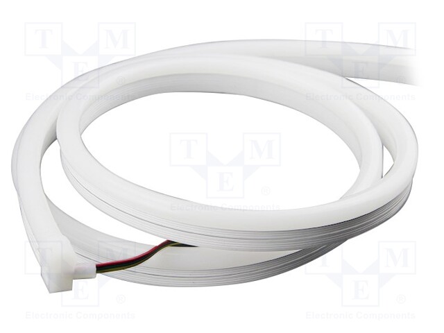 NEON LED tape; RGB; 5050; 24V; LED/m: 60; 12mm; IP65; 12W/m; Thk: 22mm