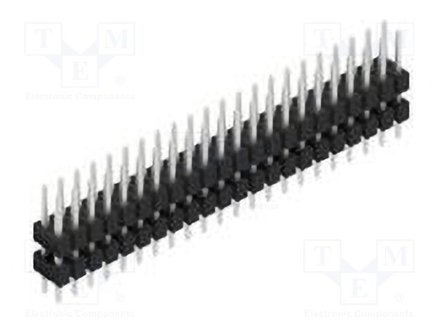 Connector: pin strips; pin header; male; PIN: 44; 2.54mm; THT; 2x22