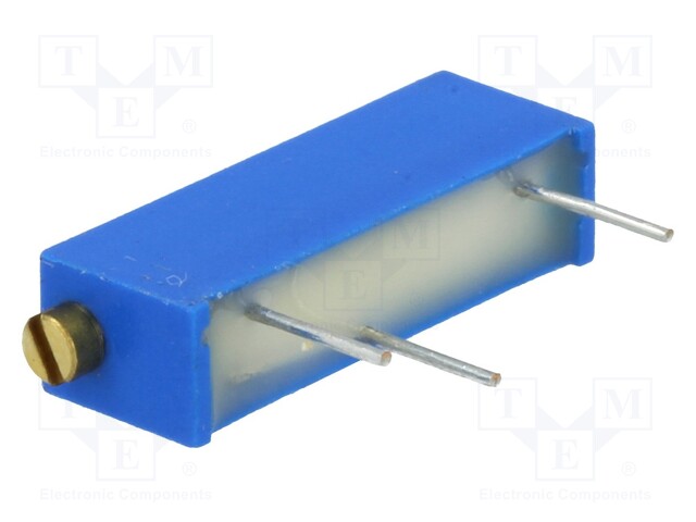 Potentiometer: mounting; multiturn; 10Ω; 750mW; No.of el.turns: 15