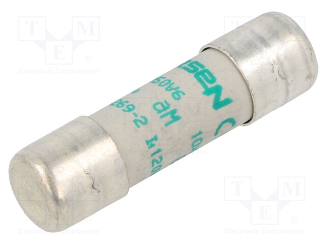 Fuse: fuse; aM; 6A; 500VAC; ceramic; 10x38mm