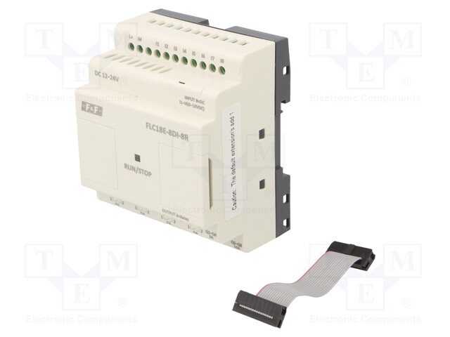 Module: extension; IN: 8; OUT: 8; OUT 1: relay; FLC; 12÷24VDC; DIN