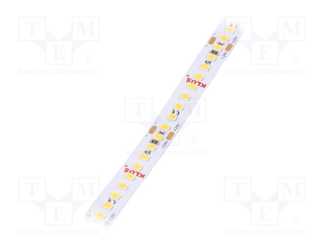 LED tape; white neutral; 24V; LED/m: 180; 10mm; IP20; 120°; 4.8W/m
