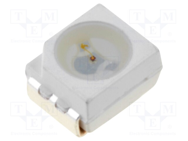 LED; SMD; 3528,PLCC2; red; 200mcd; 3.5x2.8x1.9mm; 170°; 1.9÷2.4V