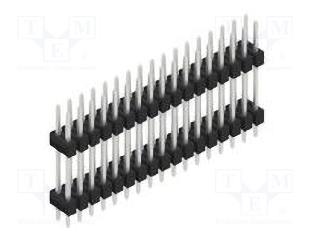 Connector: pin strips; pin header; male; PIN: 34; 2.54mm; THT; 2x17