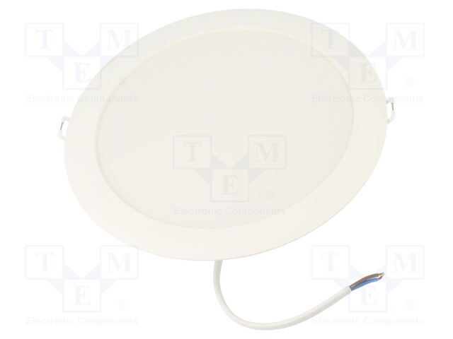 Lamp: LED downlight; 230VAC; 24W; Ø115x44mm