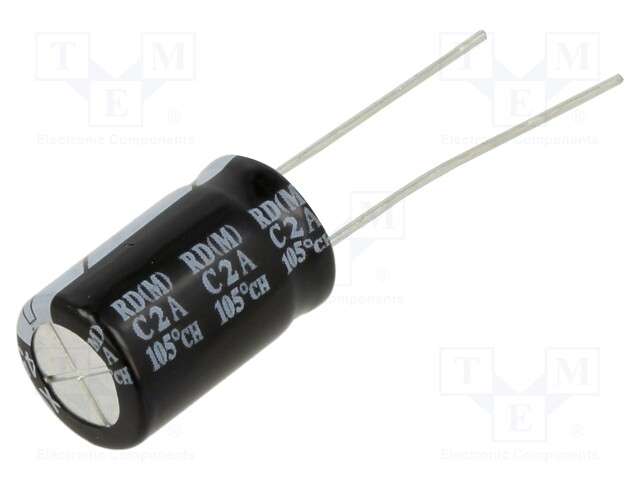 Capacitor: electrolytic; THT; 4.7uF; 450VDC; Ø10x20mm; ±20%