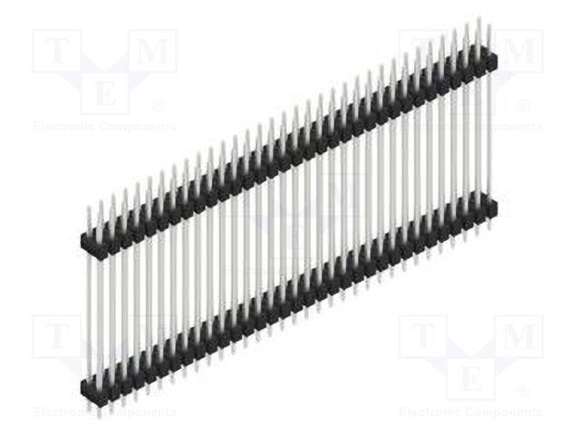 Connector: pin strips; pin header; male; PIN: 66; 2.54mm; THT; 2x33