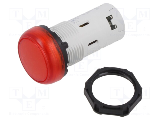 Control lamp; 230VAC; red
