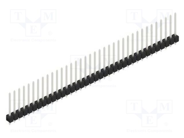 Connector: pin strips; pin header; male; PIN: 36; 2.54mm; THT; 1x36