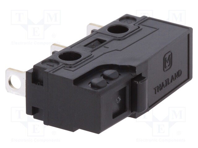 Microswitch SNAP ACTION; without lever; SPDT; 3A/250VAC; ON-(ON)