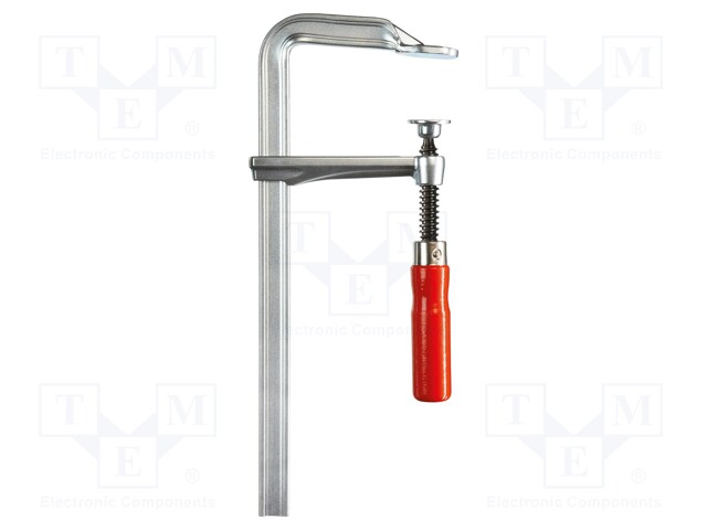 Universal clamp; steel; with handle; Grip capac: max.200mm; 6kN