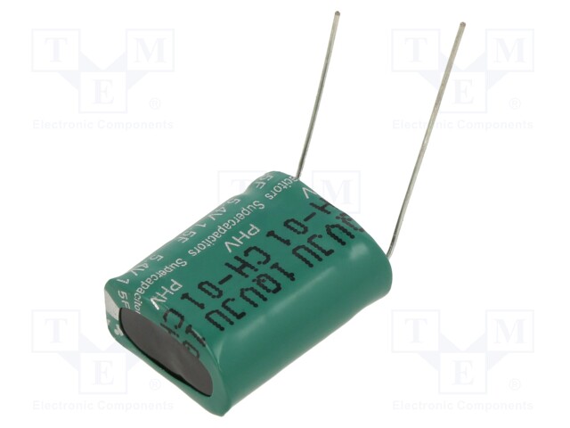 Supercapacitor; THT; 1.5F; 5.4VDC; -10÷30%; Pitch: 11.8mm; 120mΩ