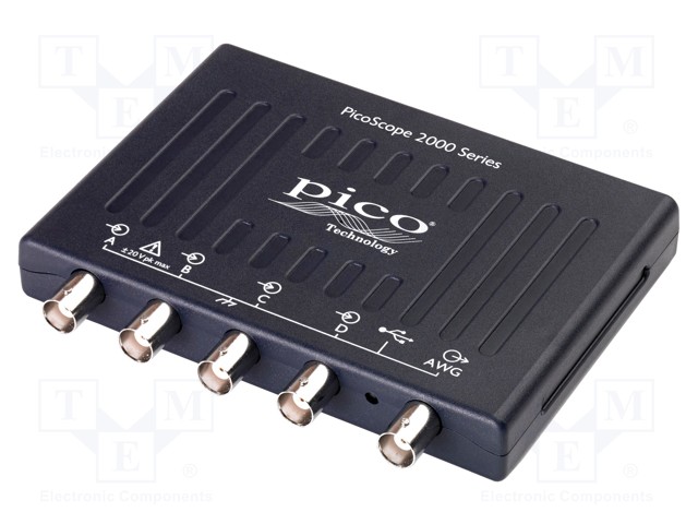 PC connected oscilloscope; Band: ≤50MHz; Channels: 4; 32Mpts; 20V