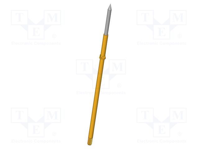 Test needle; Operational spring compression: 8mm; 5A; Ø: 1.3mm