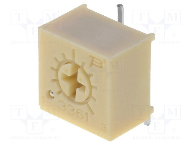 Potentiometer: mounting; single turn,horizontal; 200Ω; 500mW; SMD