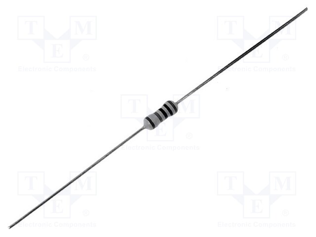 Resistor: metal film; THT; 43Ω; 0.6W; ±1%; Ø2.5x6.8mm; 50ppm/°C