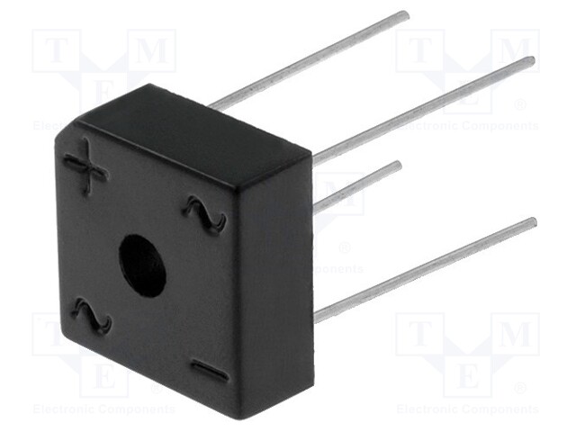 Single-phase bridge rectifier; Urmax: 800V; If: 8A; Ifsm: 200A