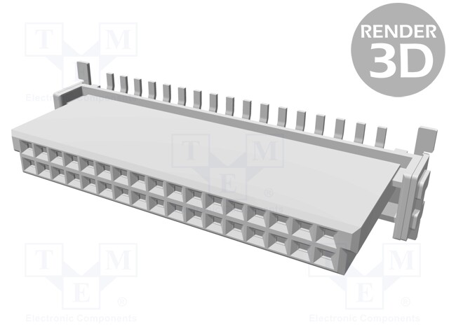 Connector: PCB to PCB; female; PIN: 34; 1.27mm; Series: har-flex