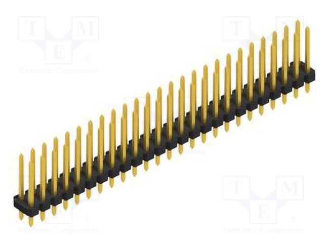 Connector: pin strips; pin header; male; PIN: 50; 2.54mm; THT; 2x25