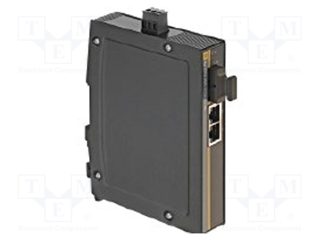Industrial module: switch Ethernet; unmanaged; 9÷60VDC; RJ45,SC