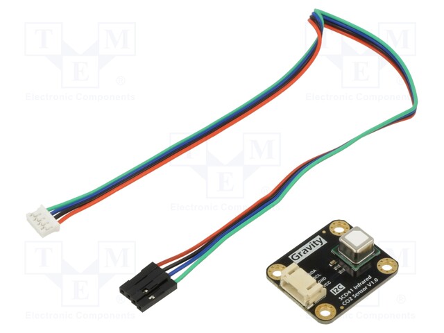 Sensor: gas detectors; carbon dioxide (CO2); I2C; 3.3÷5VDC