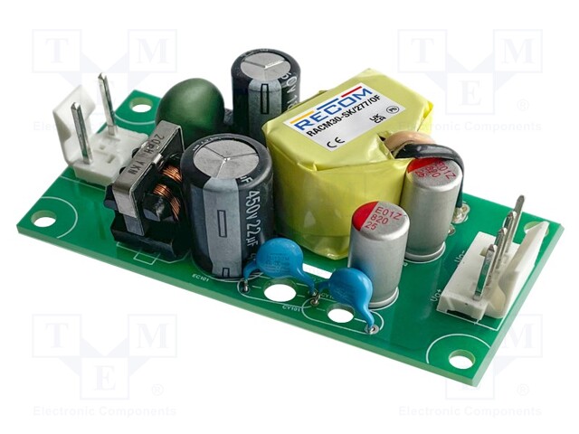 Power supply: switched-mode; 30W; 85÷305VAC; 5VDC; Iout: 6000mA