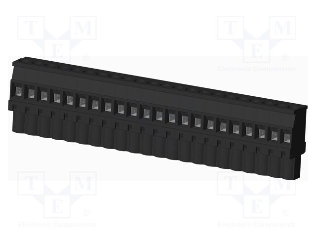 Connector: pluggable terminal block; plug; female; angled 90°