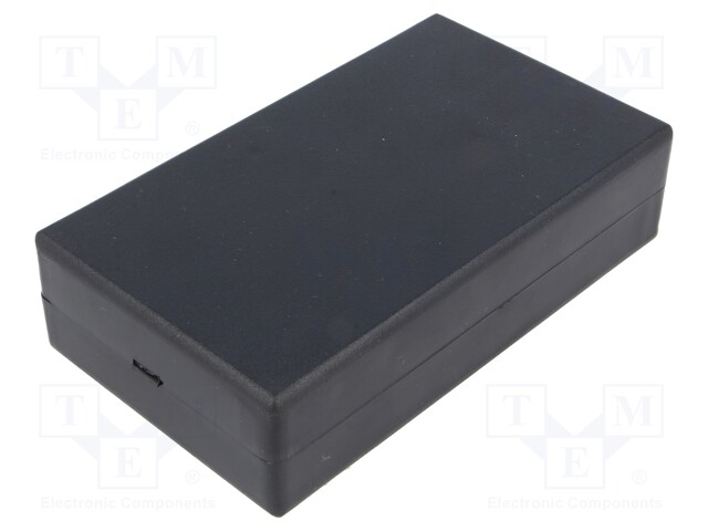 Enclosure: multipurpose; X: 74.5mm; Y: 129mm; Z: 35mm; ABS; black
