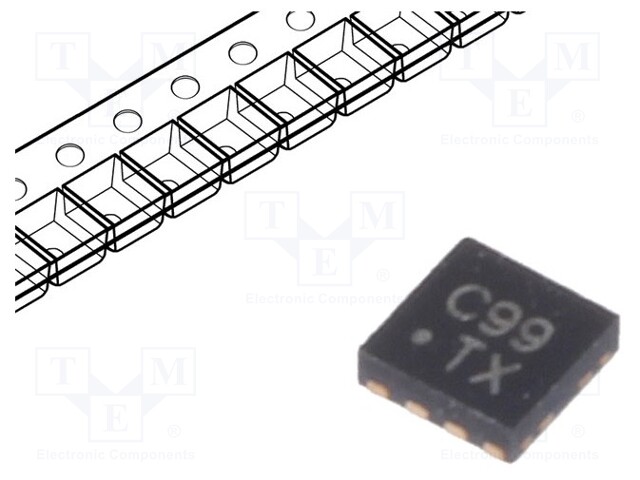 IC: voltage regulator; linear,adjustable; 0.5÷1.8V; 3A; MLPD8; SMD