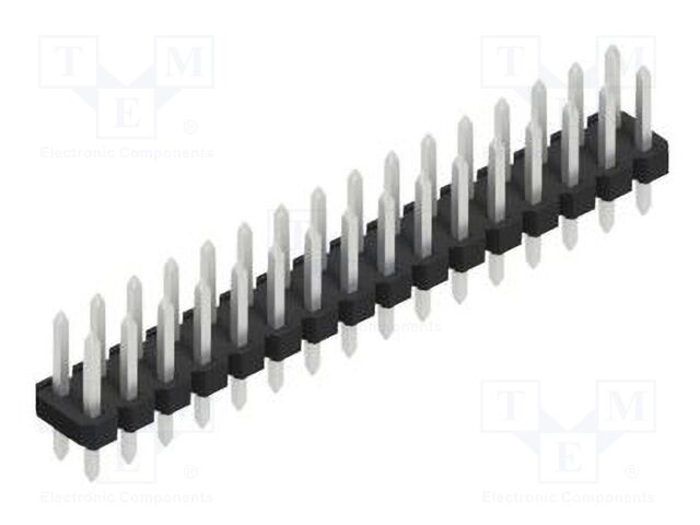 Connector: pin strips; pin header; male; PIN: 32; 2.54mm; THT; 2x16