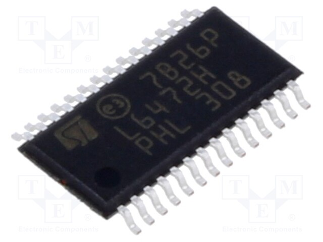 Driver; motor controller; 3A; 8÷45V; HTSSOP28; Package: tube