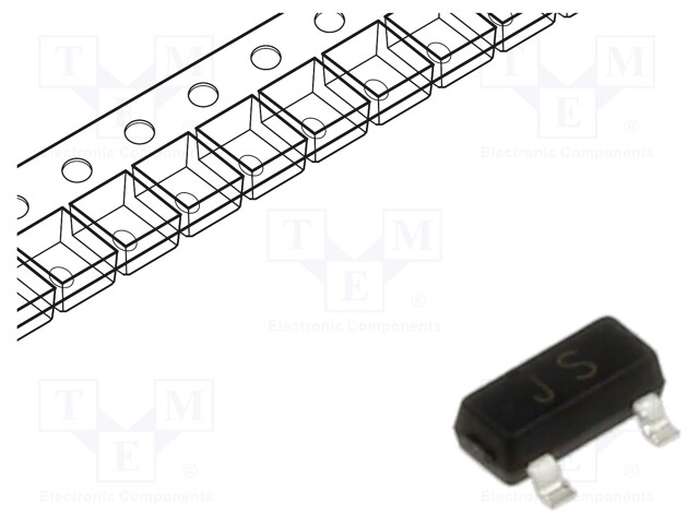 Diode: switching; SMD; 200V; 0.2A; 50ns; SOT23; Ufmax: 1.25V; 0.225W