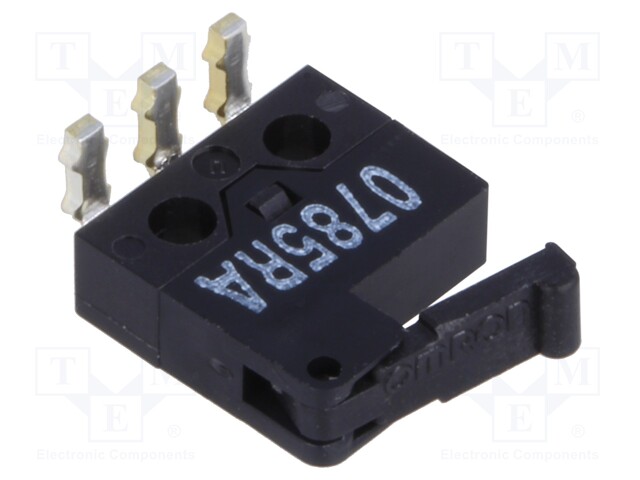 Microswitch SNAP ACTION; with lever with roller simulation