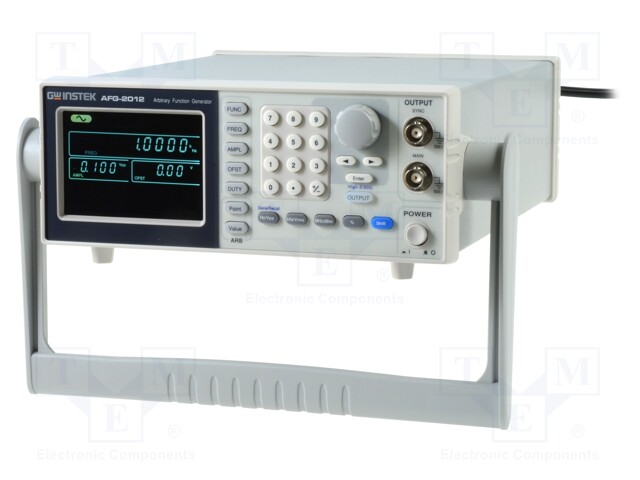 Generator: function; LCD 3,5"; Channels: 1; 4kpts/ch; Plug: EU