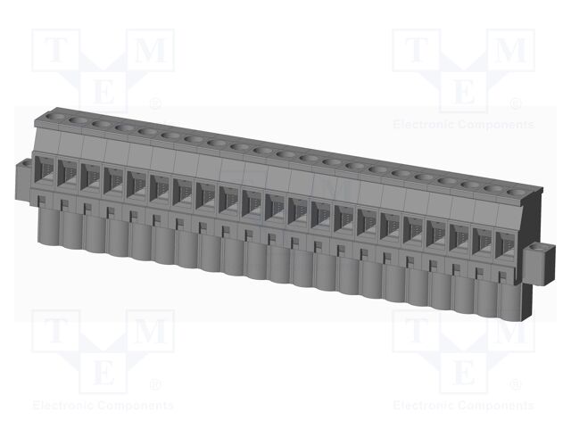 Connector: pluggable terminal block; plug; female; angled 90°