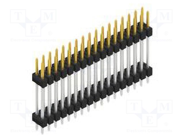 Connector: pin strips; pin header; male; PIN: 34; 2.54mm; THT; 2x17