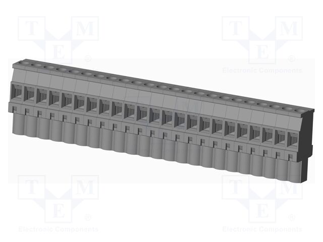 Connector: pluggable terminal block; plug; female; angled 90°