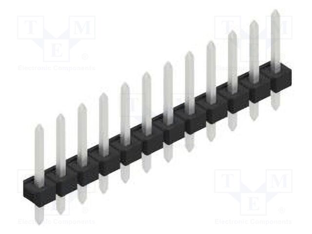 Connector: pin strips; pin header; male; PIN: 12; 2.54mm; THT; 1x12