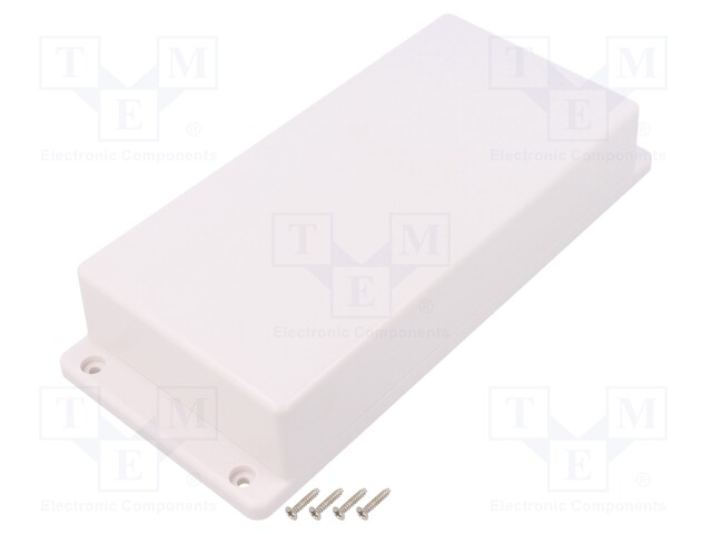 Enclosure: multipurpose; X: 110mm; Y: 220mm; Z: 45mm; TWF; ABS; white