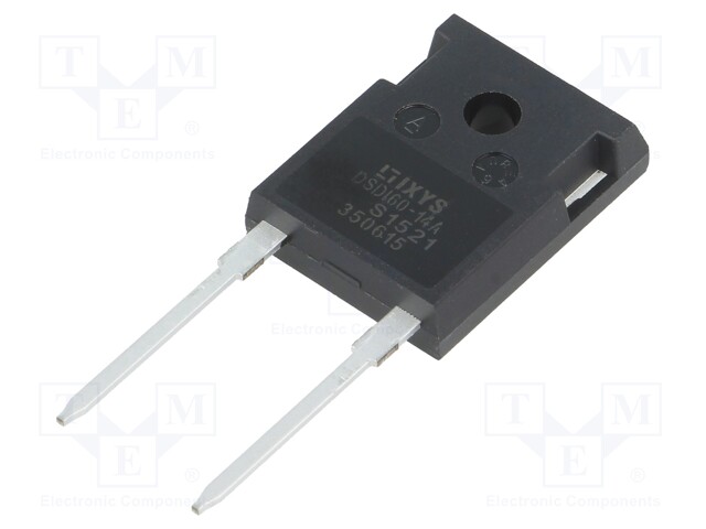 Diode: rectifying; THT; 1.4kV; 63A; Package: tube; TO247-2; 40ns