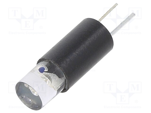 LED lamp; blue; 5÷6VDC; No.of diodes: 1; -30÷75°C; 5mm; Bulb: T1 3/4