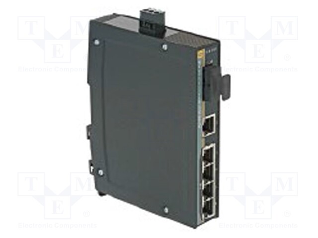 Industrial module: switch Ethernet; unmanaged; 9÷60VDC; RJ45,SC