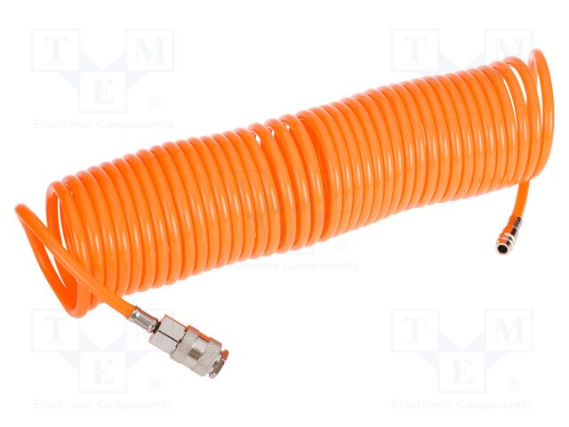 Compressed air hose; PE; L: 10m; max.16bar; Øint: 5mm; Øout: 8mm