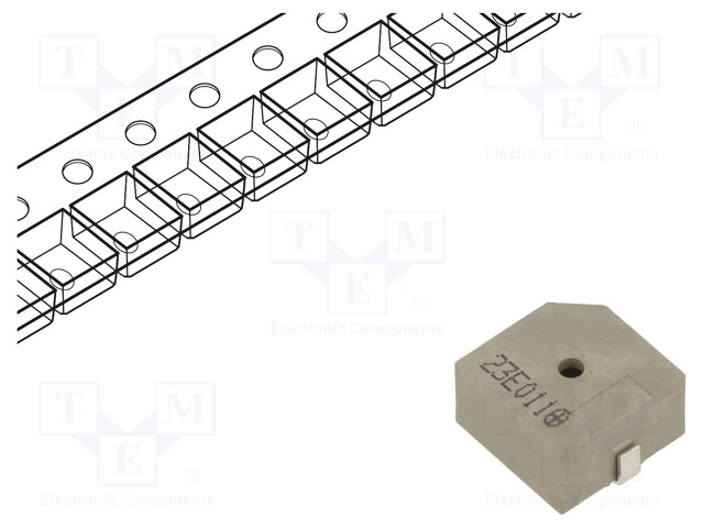 Sound transducer: electromagnetic alarm; freson: 2.4kHz; 30mA