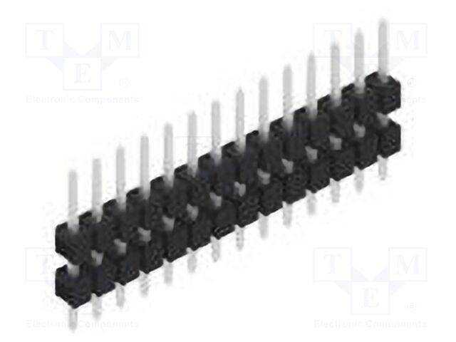 Connector: pin strips; pin header; male; PIN: 14; 2.54mm; THT; 1x14